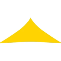vidaXL Voile de parasol tissu oxford triangulaire 3,6x3,6x3,6 m jaune