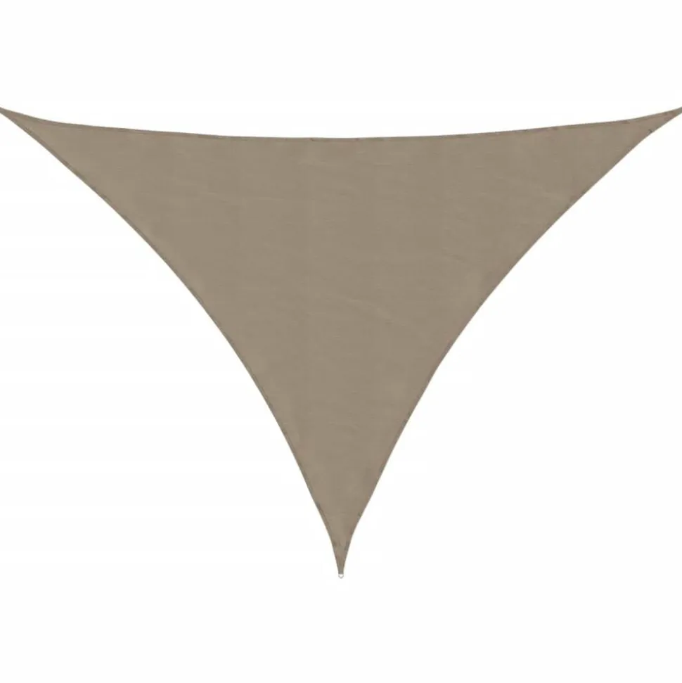 vidaXL Voile de parasol tissu oxford triangulaire 2,5x2,5x3,5 m taupe