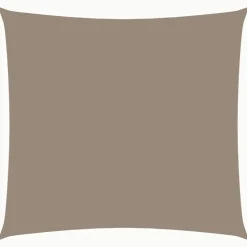 vidaXL Voile de parasol tissu oxford carré 2x2 m taupe