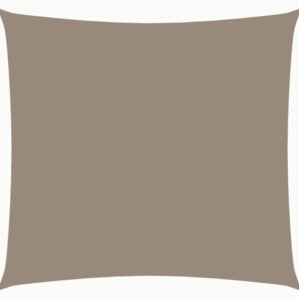 vidaXL Voile de parasol tissu oxford carré 2x2 m taupe