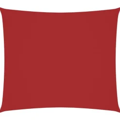 vidaXL Voile de parasol tissu oxford rectangulaire 2x2,5 m rouge