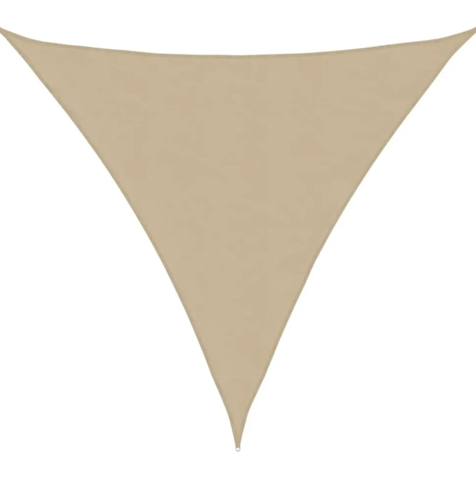 vidaXL Voile de parasol tissu oxford triangulaire 3,6x3,6x3,6 m beige