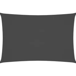vidaXL Voile de parasol tissu oxford rectangulaire 2x4 m anthracite