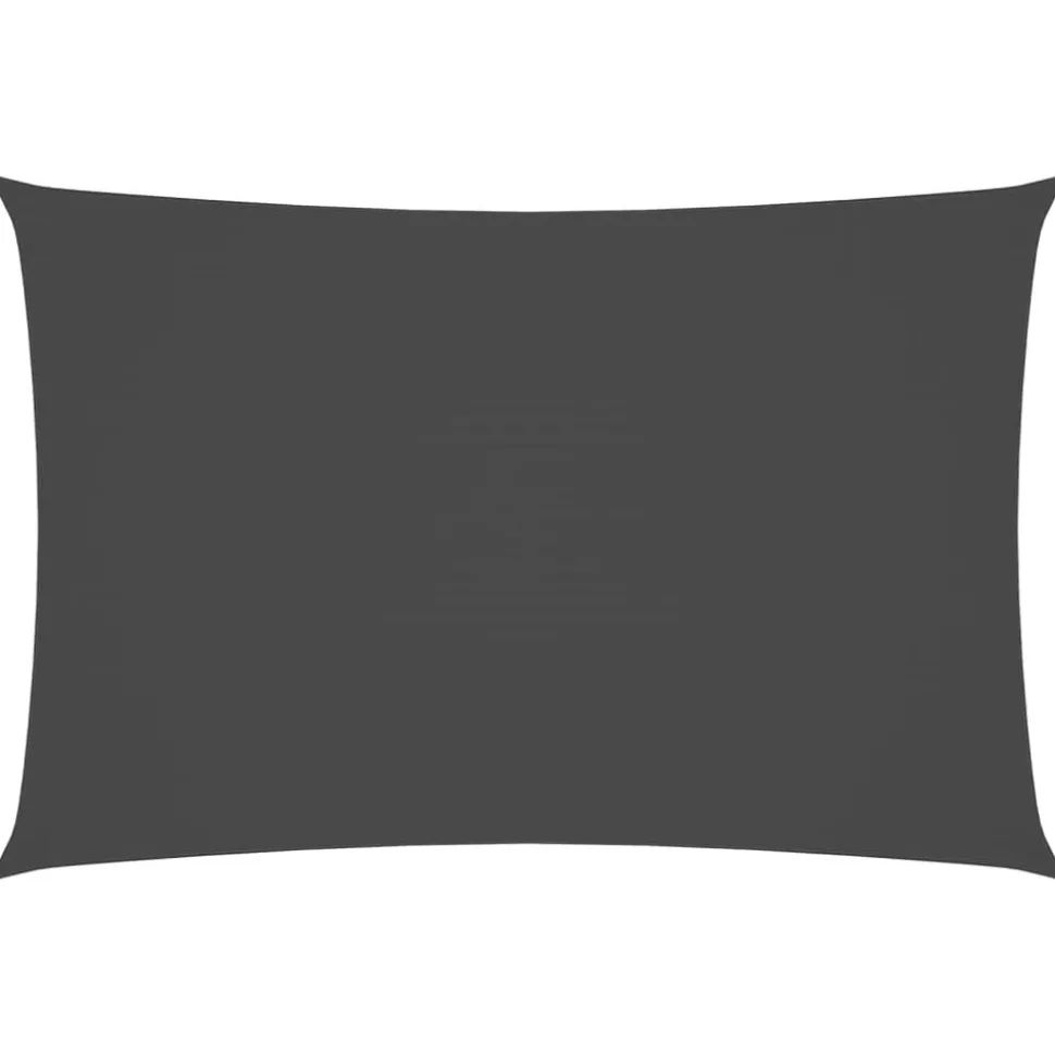 vidaXL Voile de parasol tissu oxford rectangulaire 2x4 m anthracite