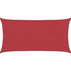 vidaXL Voile d'ombrage 160 g/m² Rouge 2x3,5 m PEHD