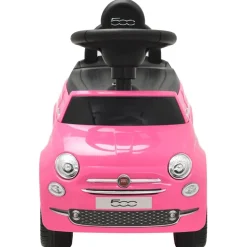 vidaXL Voiture à chevaucher Fiat 500 rose