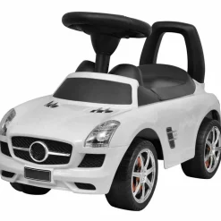 vidaXL Voiture à pousser par pieds pour enfants blanc