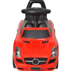 vidaXL Voiture à pousser par pieds pour enfants rouge