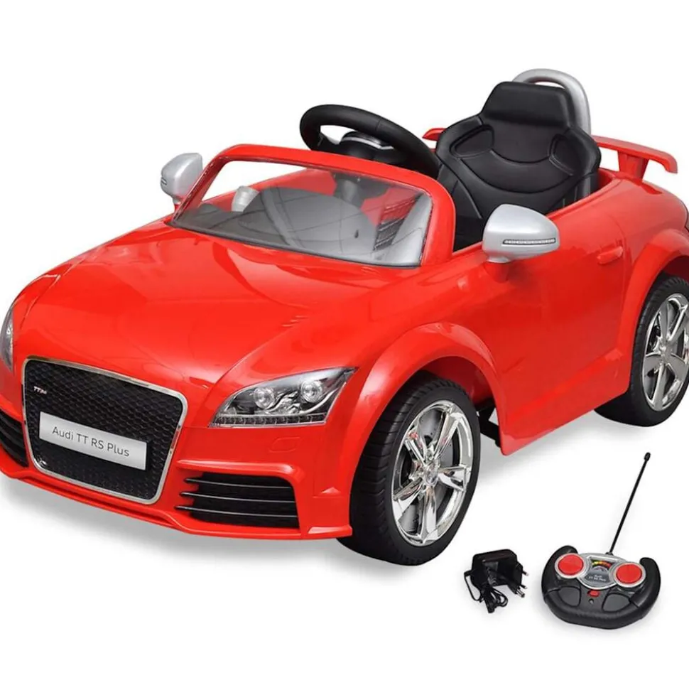 vidaXL Voiture avec télécommande pour enfants Audi TT RS Rouge