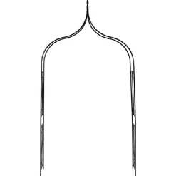 vidaXL Voûte de jardin Vert foncé 142x37x275 cm Fer