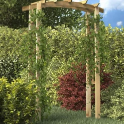 vidaXL Voûte en treillis 150x60x210 cm Bois